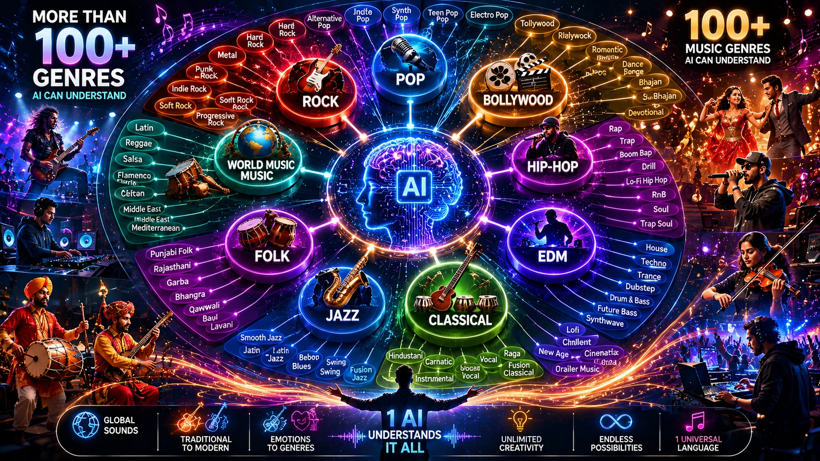 26. More Than 100 Genres AI Can Understand