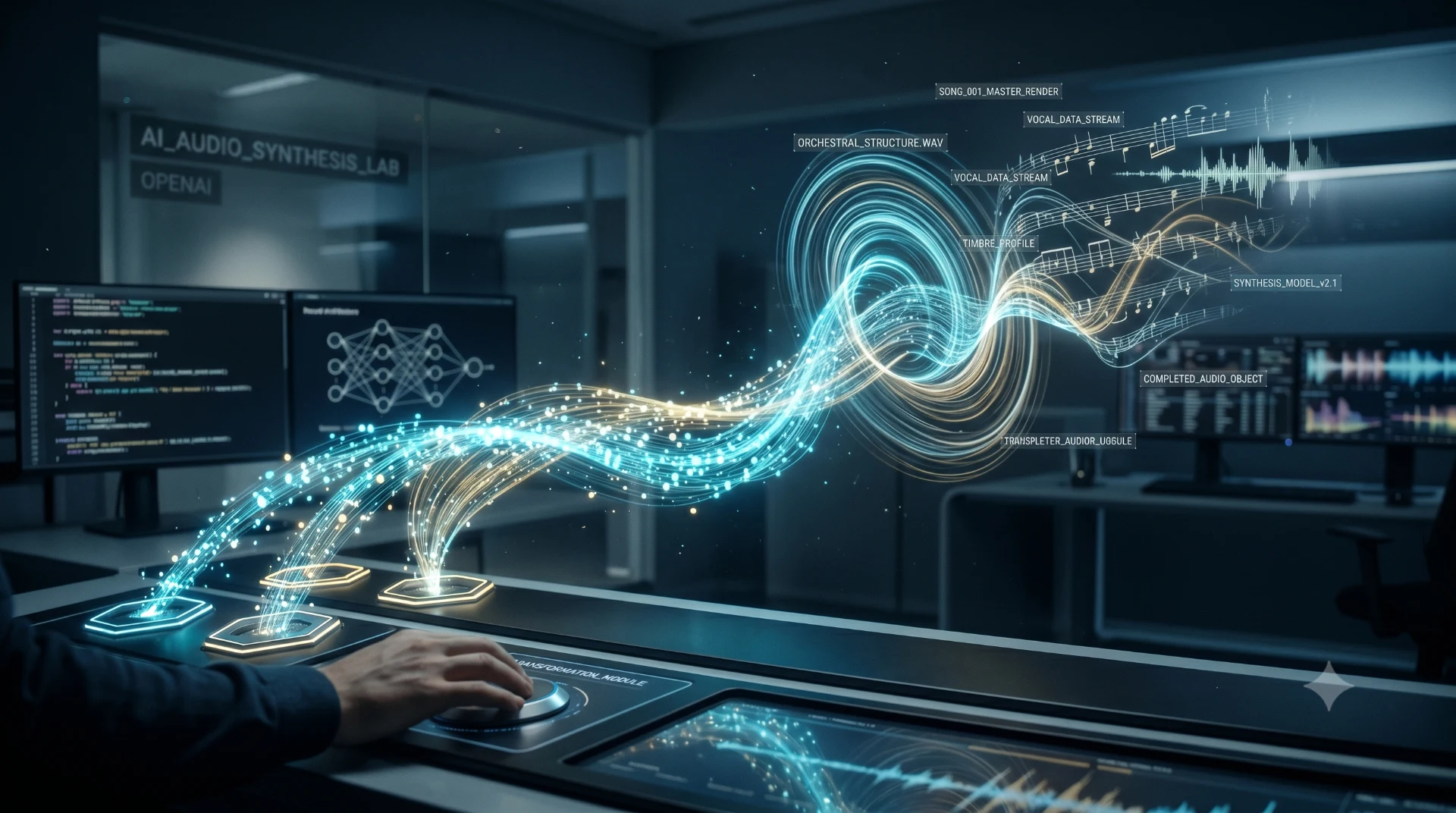 11-Digital tokens transforming into beautiful sound waves and final songs-part5