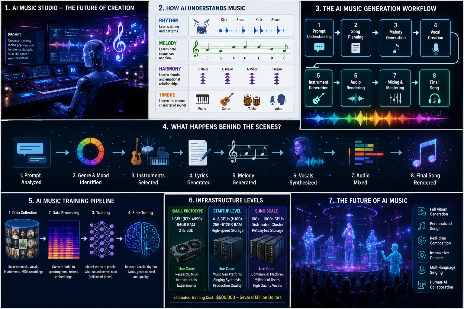 Technology Behind Suno, AI Song Generation and Music AI-Part1