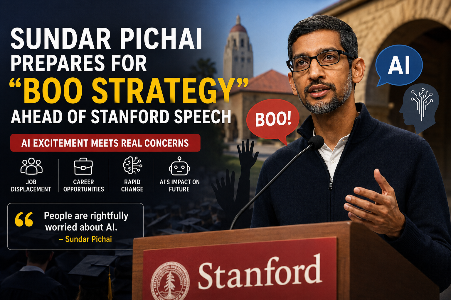 Cover image for Why Google CEO Sundar Pichai Needs a 'Boo Strategy' for AI Talks